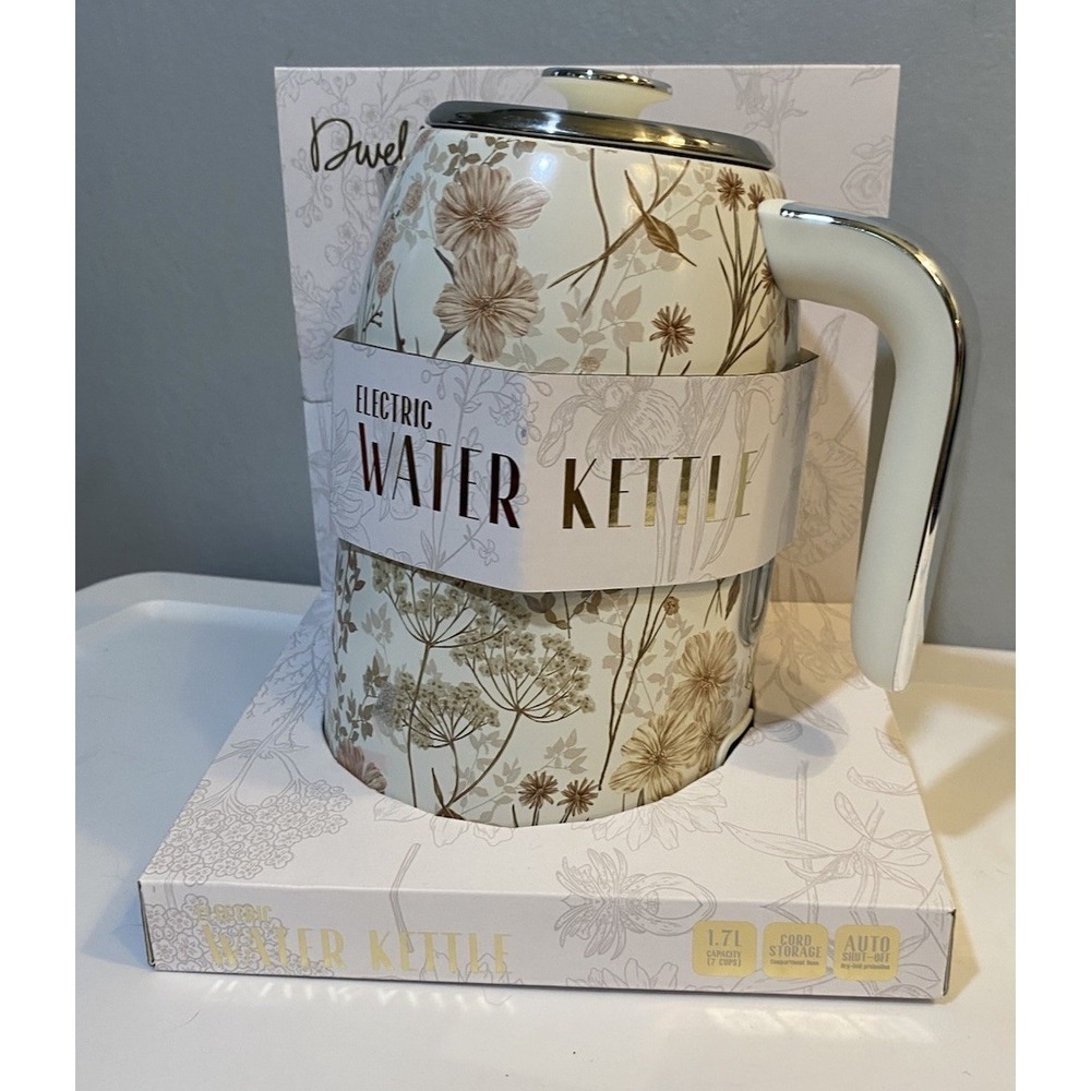 Dwell Studio Viral Electric Kettle 1.7L Floral Cottagecore Granny Chic Kitchen